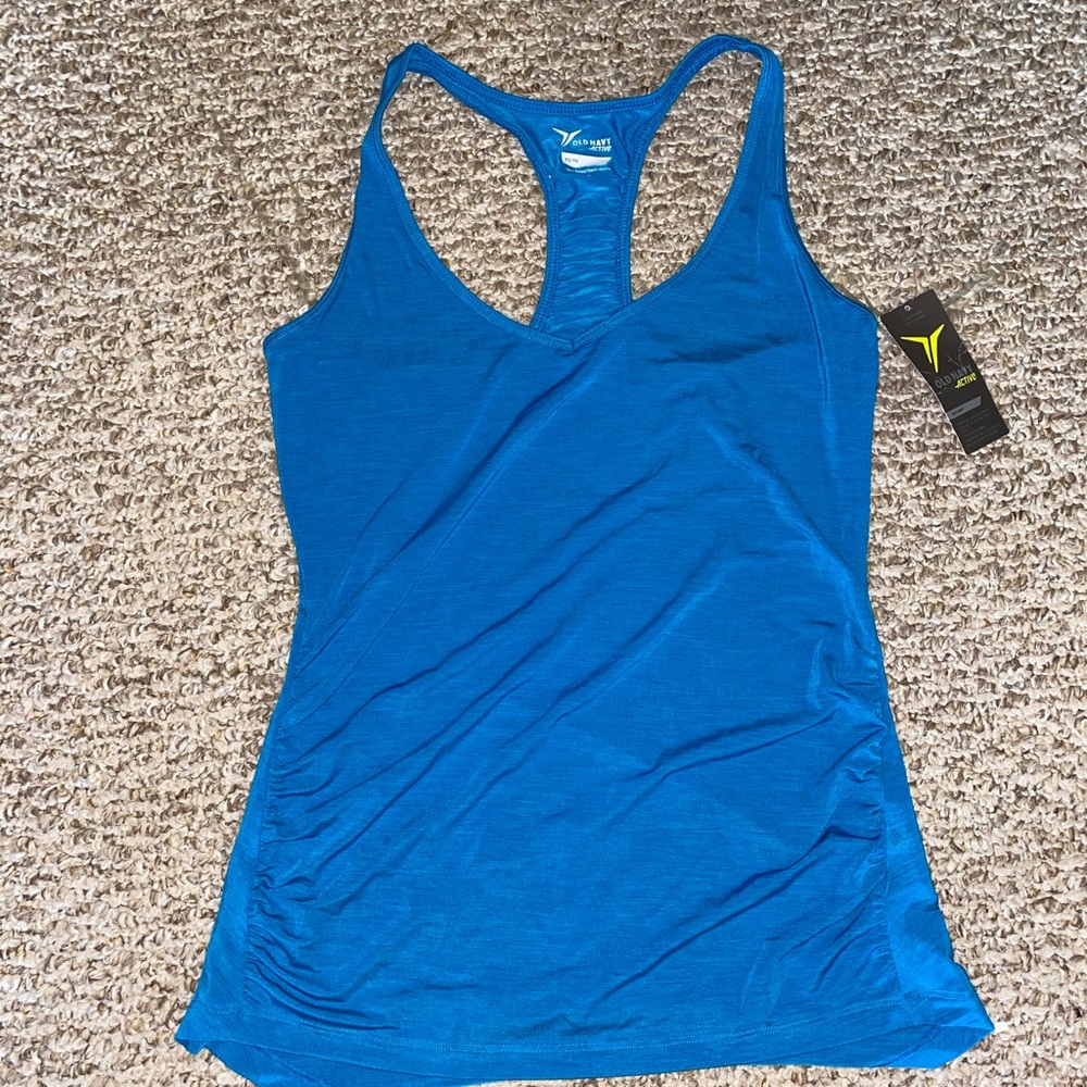 NWT Old Navy Blue Athletic Racerback - XS